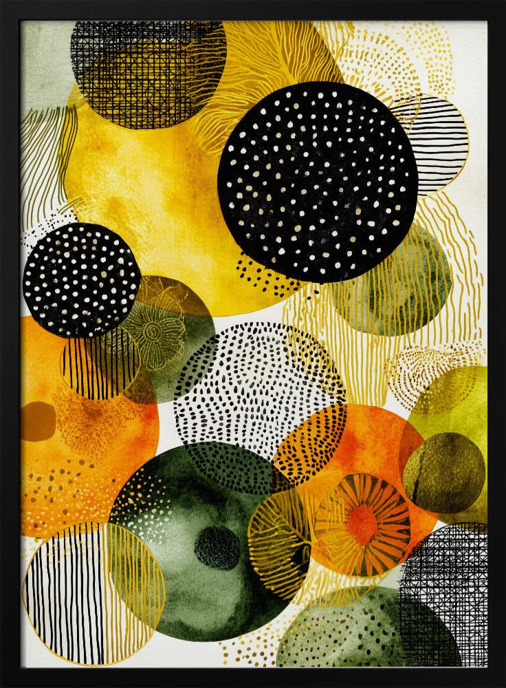 Composition with Overlapping Circles | Poster