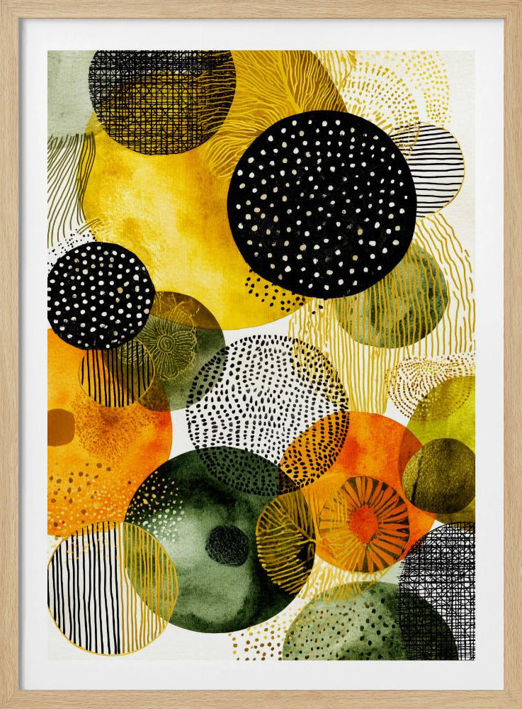 Composition with Overlapping Circles | Poster