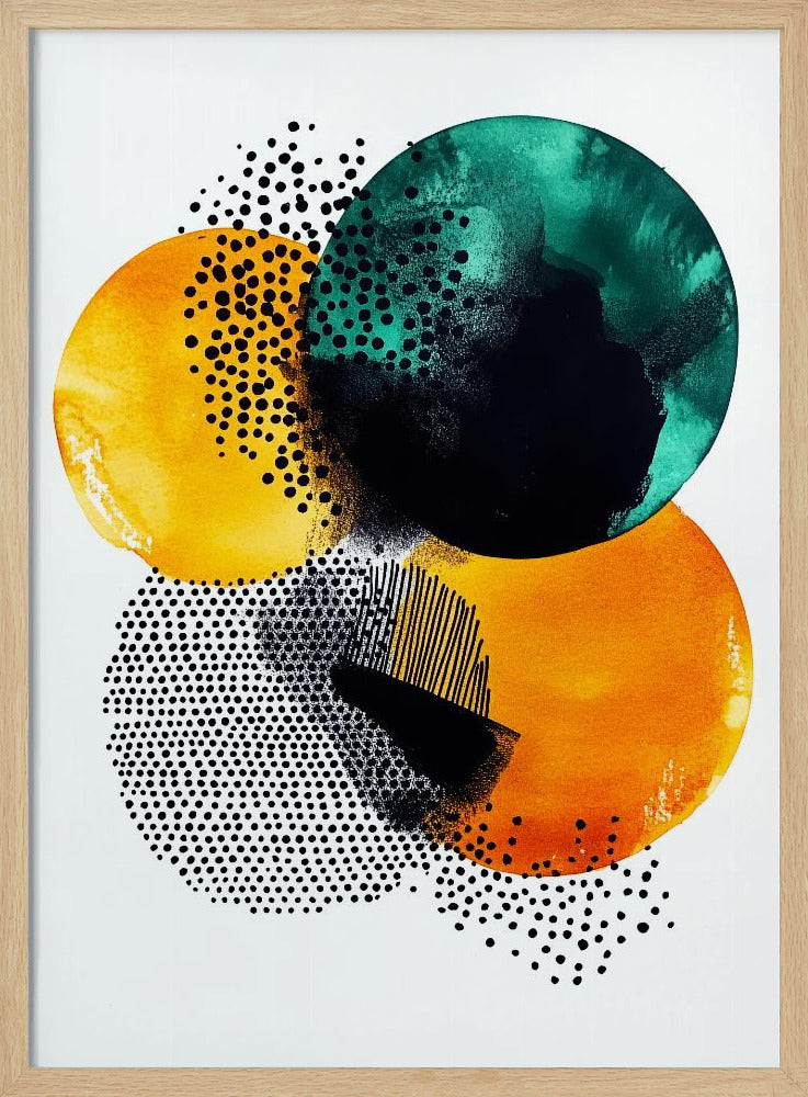 Composition with Overlapping Circles | Poster