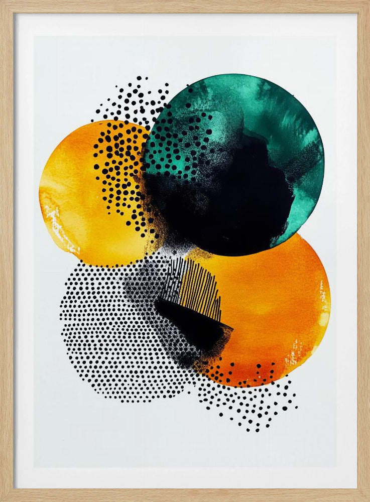 Composition with Overlapping Circles | Poster