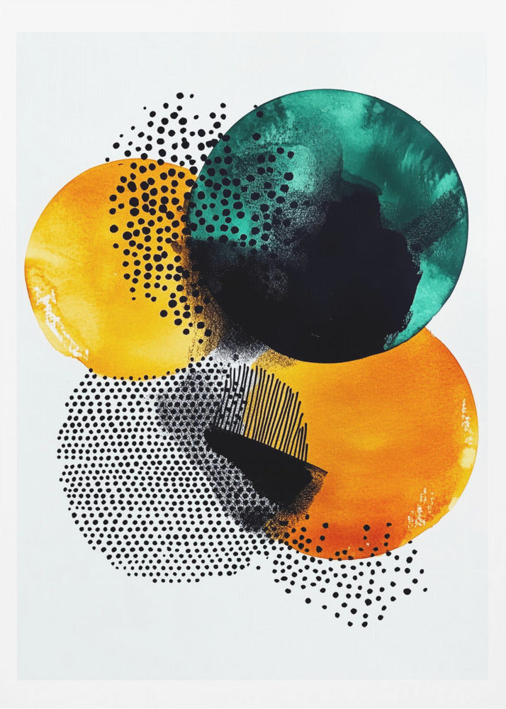 Composition with Overlapping Circles | Poster