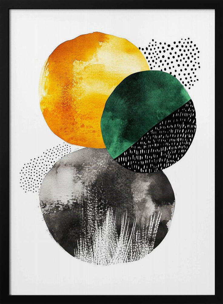 Composition with Overlapping Circles | Poster