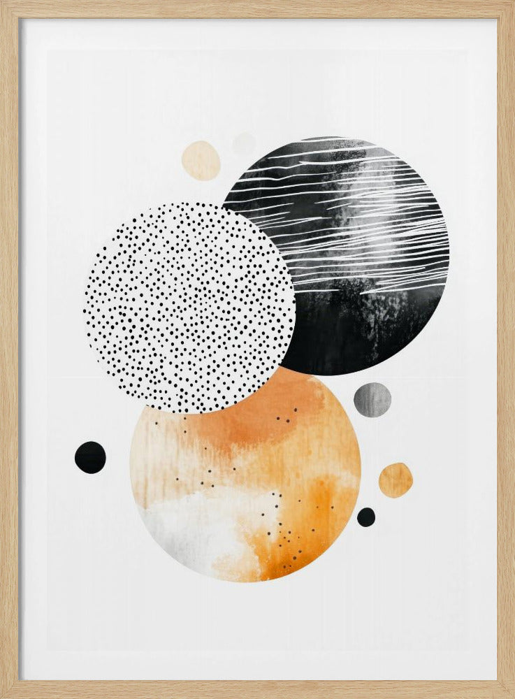 Composition with Overlapping Circles | Poster