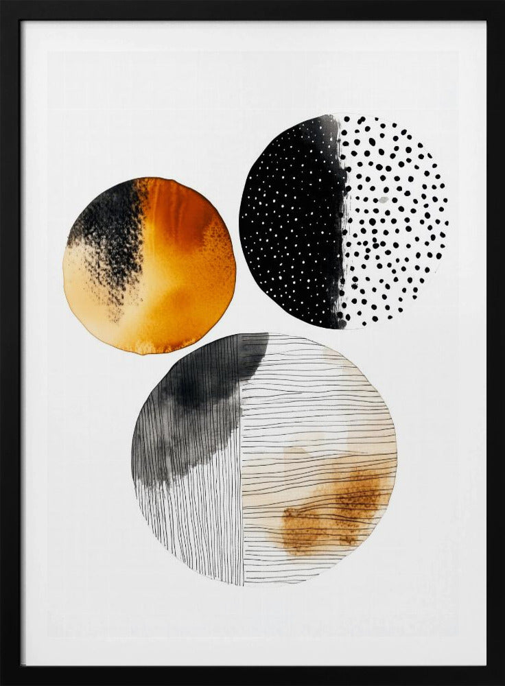 Composition with Overlapping Circles | Poster
