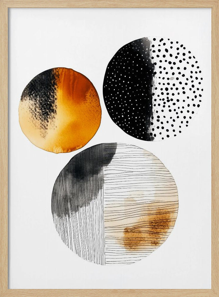Composition with Overlapping Circles | Poster