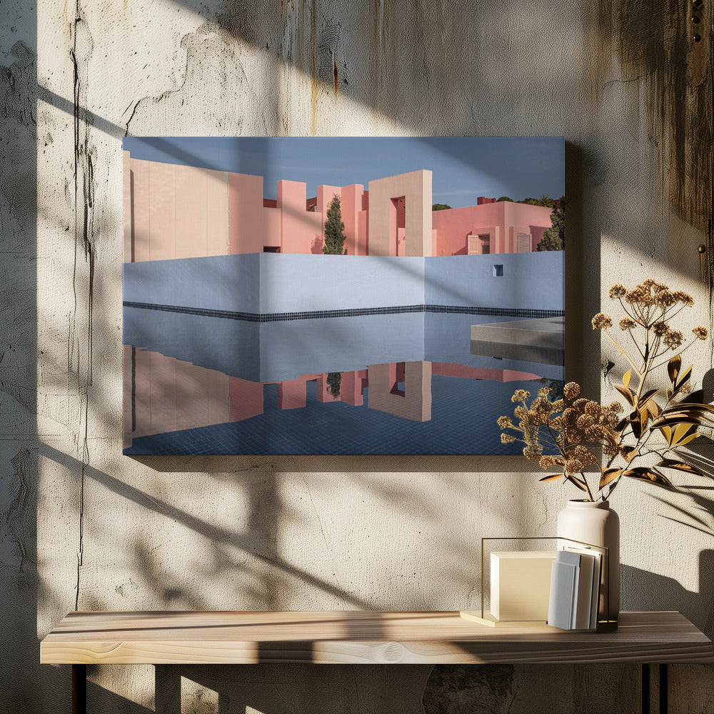 Mur rouge #26 | Tableaux sur Toile