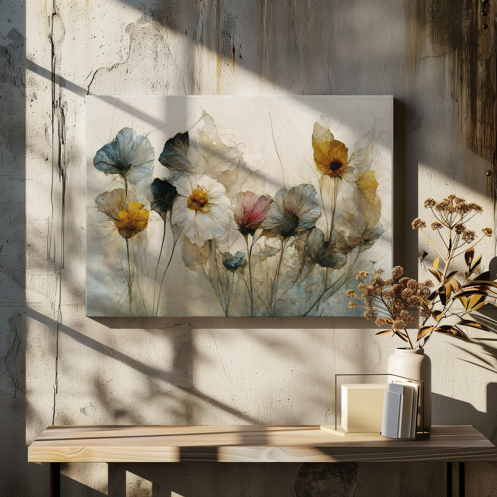 Torkad blombukett | Canvas