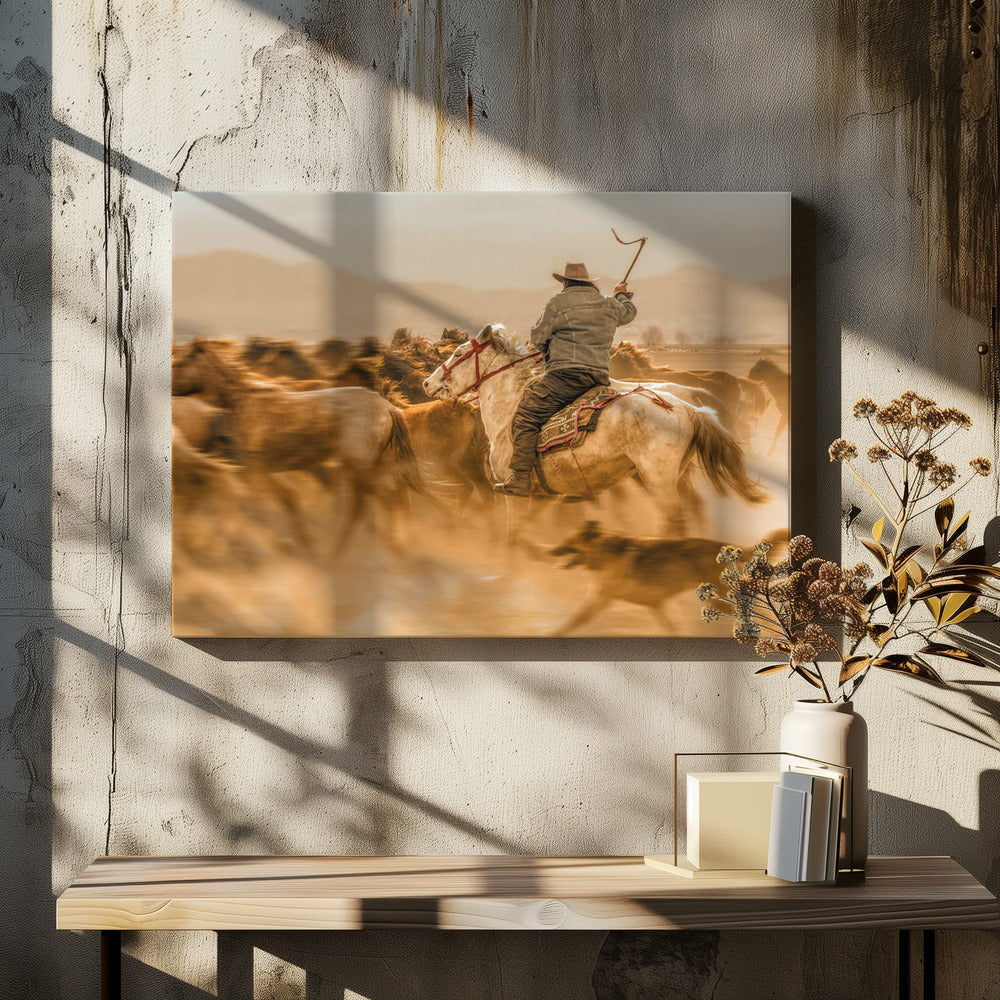Wildpferde (auch Wildpferde genannt) | Leinwand-Bilder