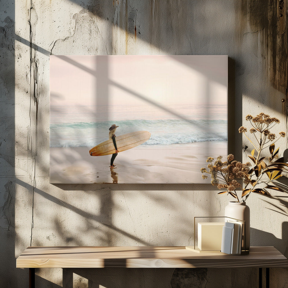 Surfer Cowgirl | Canvas