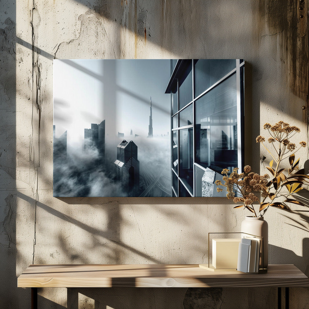 Dimmig stad | Canvas