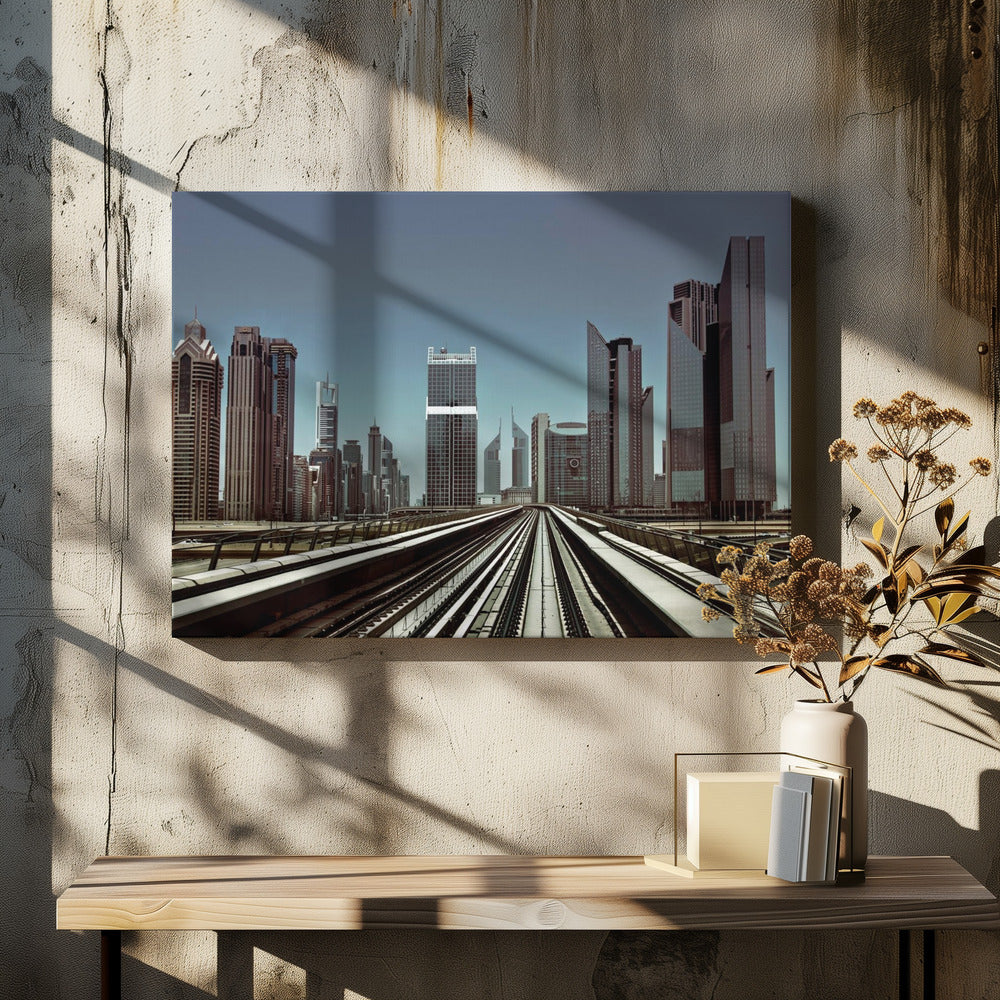Dubain metro | Canvastaulut
