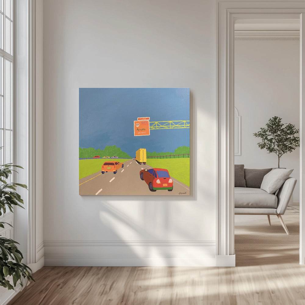 On the Way to Orlando | Canvas
