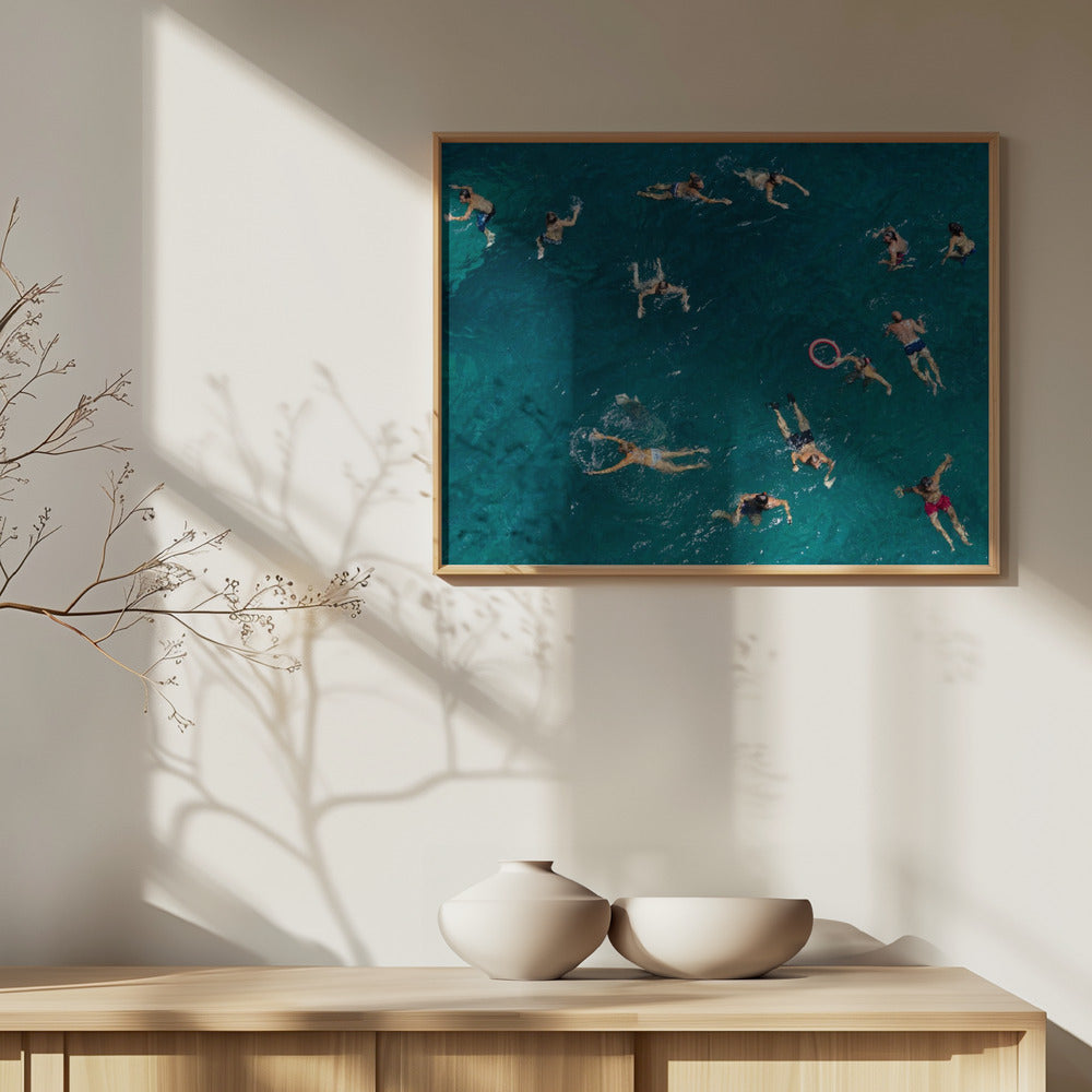 Blue water swim | Poster