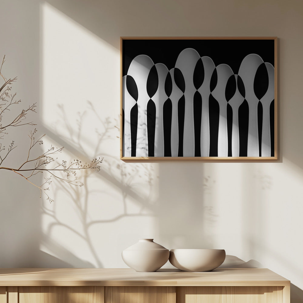 Spoons Abstract:  Forest | Poster