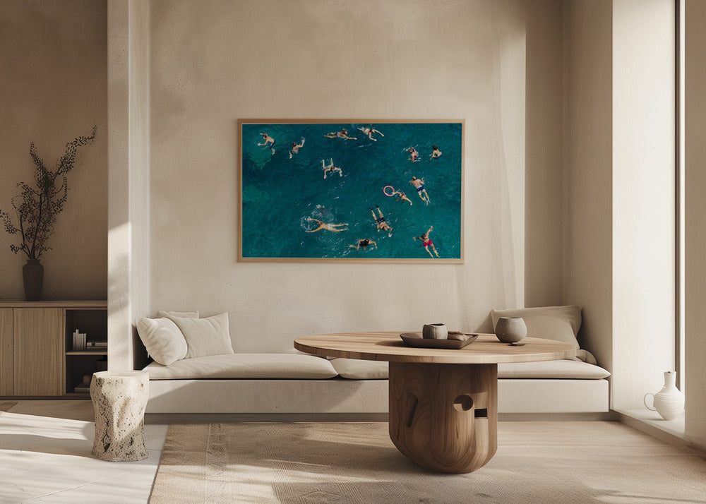 Blue water swim | Poster