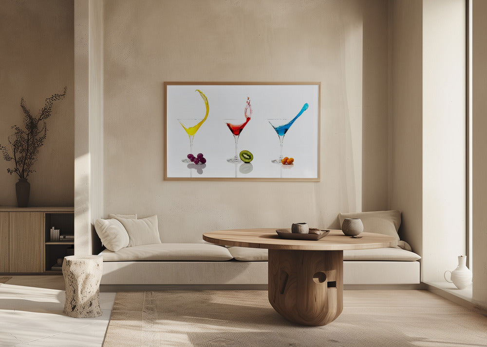 Cocktails and Fruit | Poster
