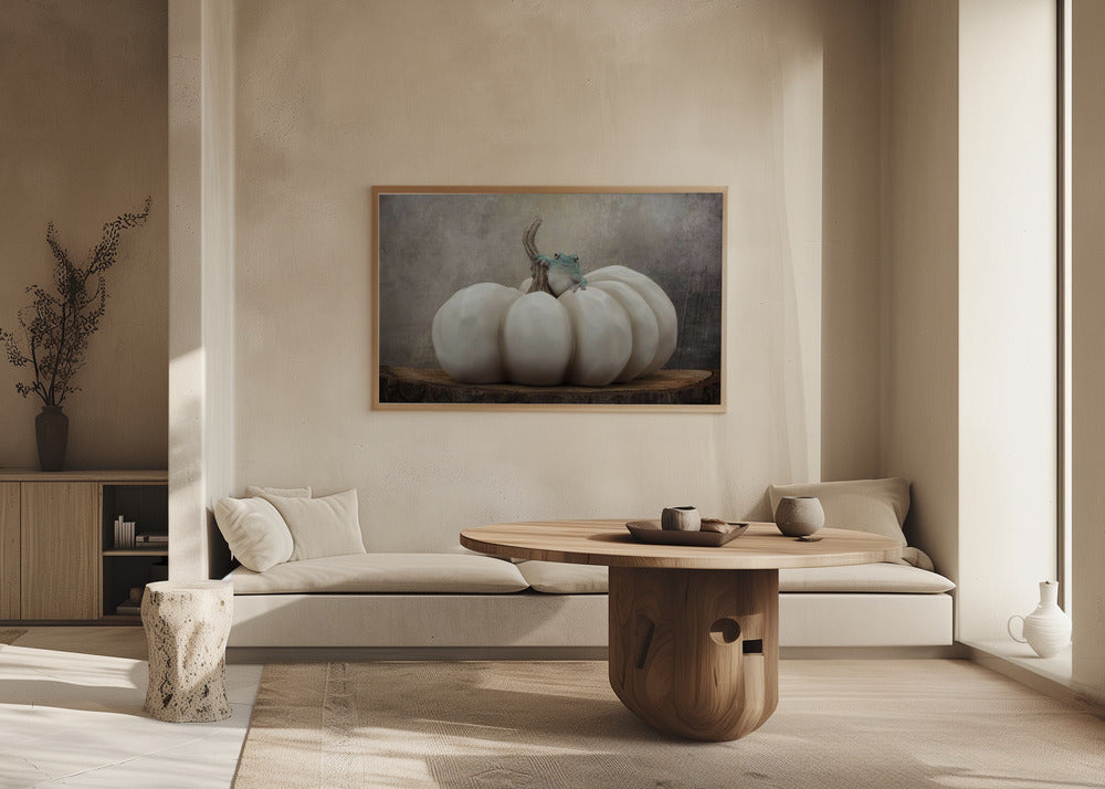 Herbstsaison mit Bleu | Poster - Kunstdruck
