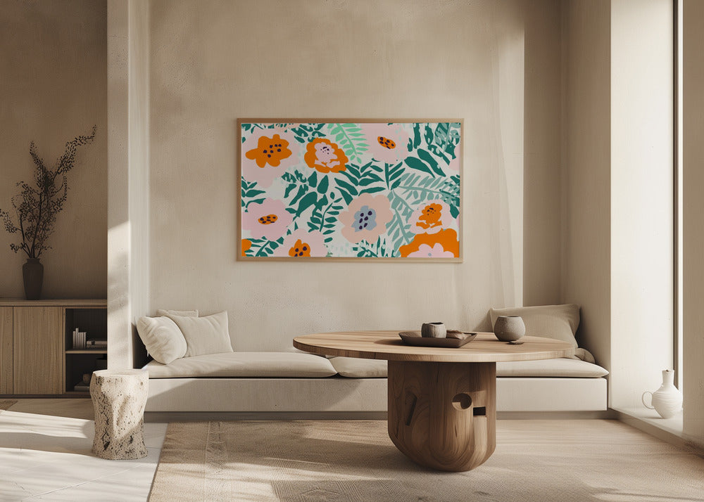 Botanisches Dopaminmuster | Poster