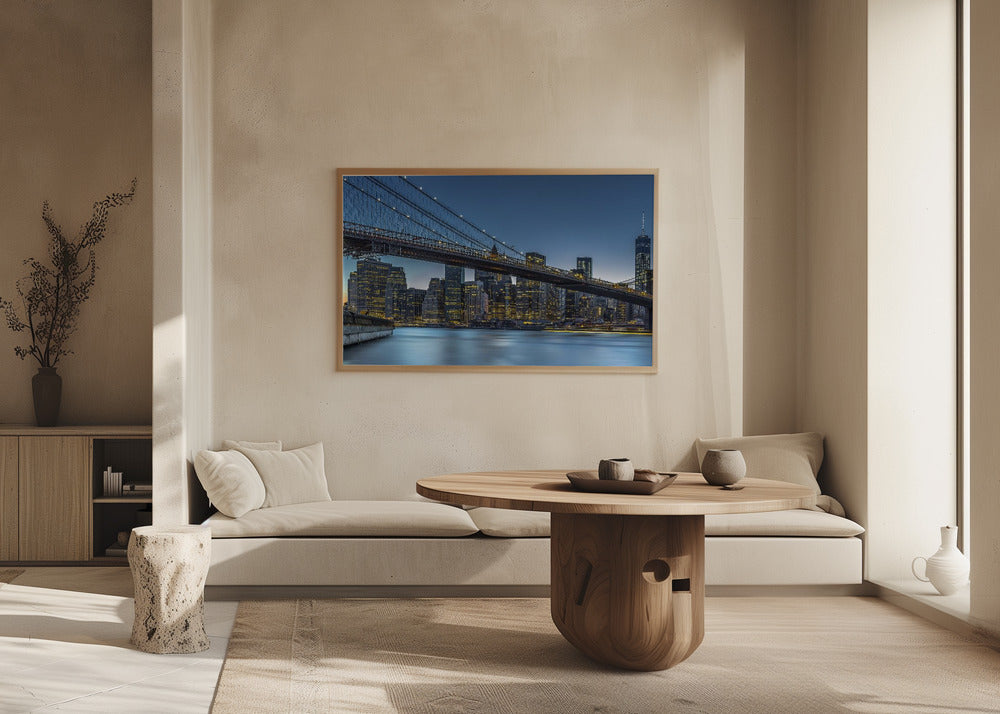 New York - Blue Hour over Manhattan | Poster