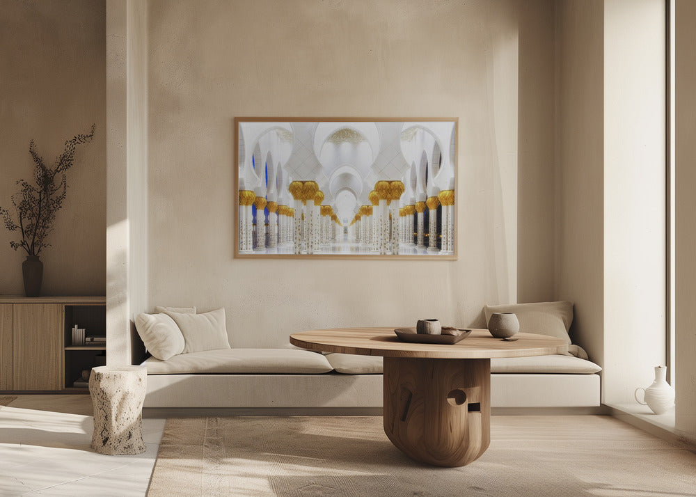 White and Gold | Poster