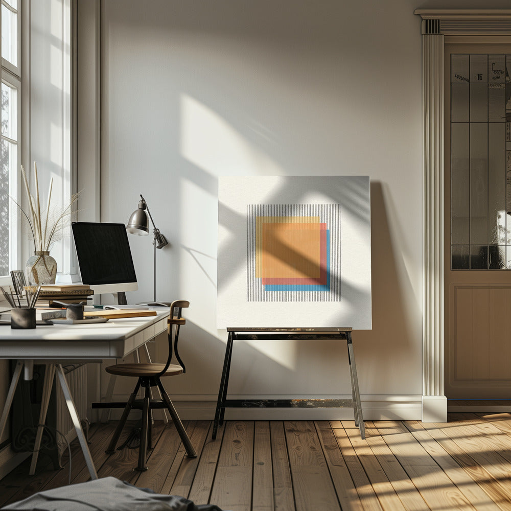 Mid-Century Modern-Objekt Nr. 1. | Leinwand-Bilder