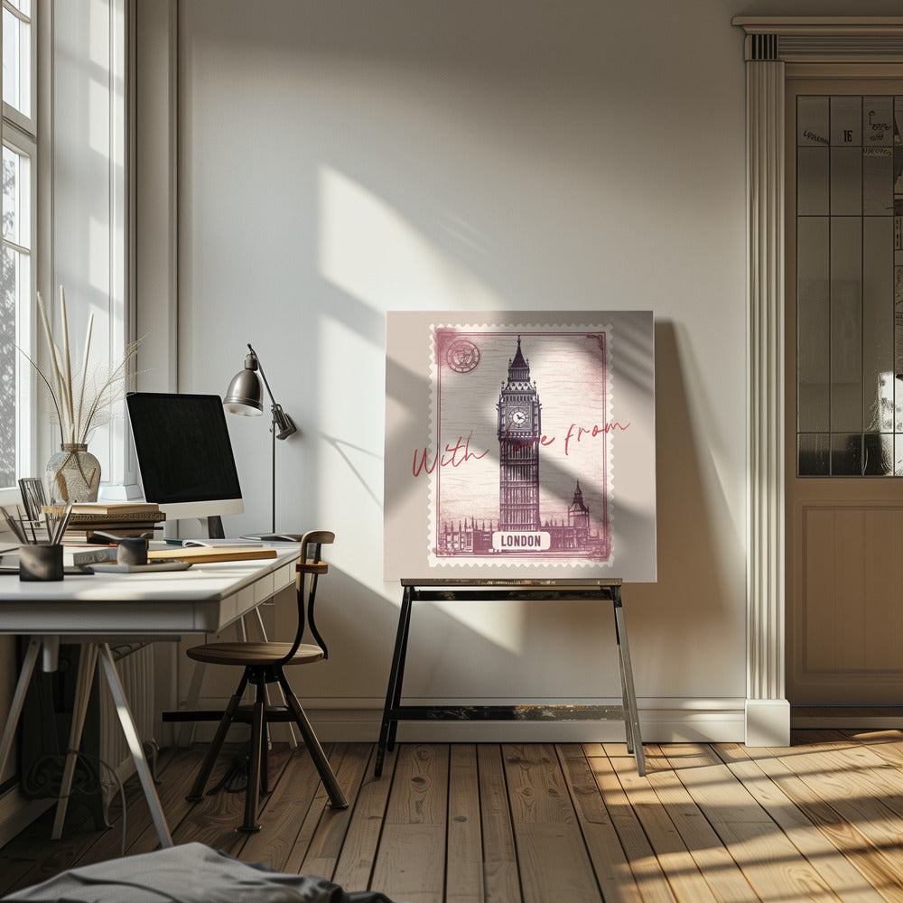 Mit Liebe aus London | Leinwand