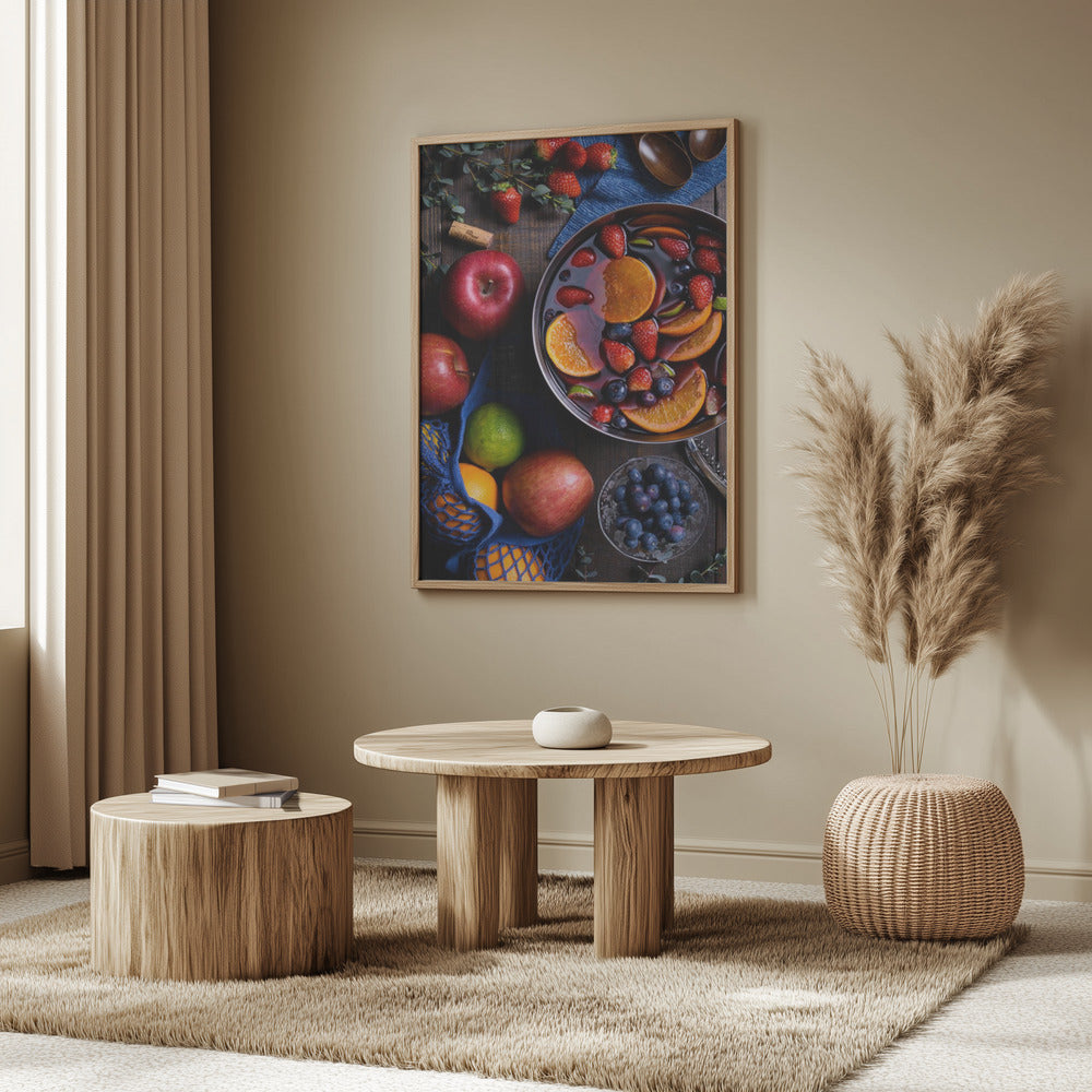 Sangria-Tisch | Poster - Kunstdruck