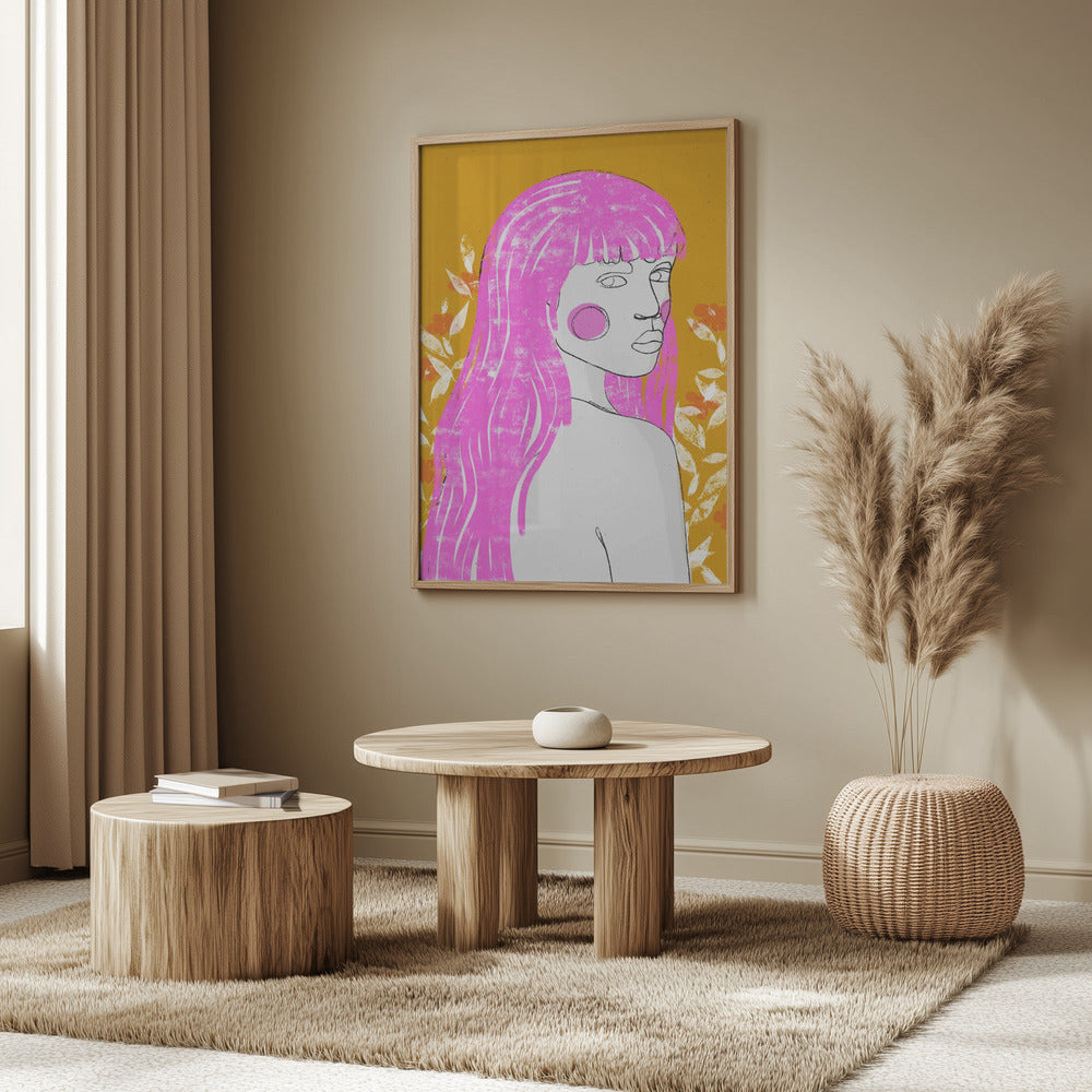 Rosa Flüsterblick | Poster