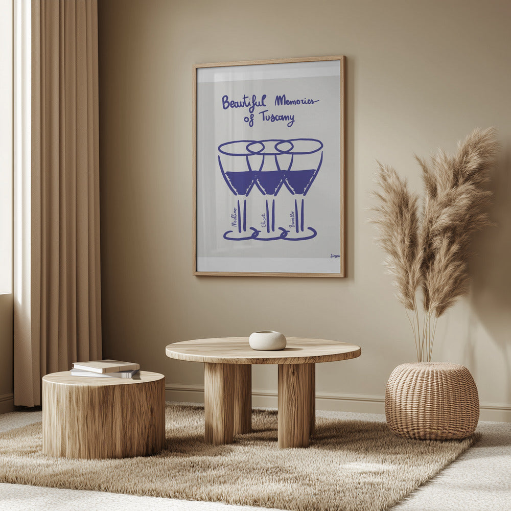 Il vino | Poster