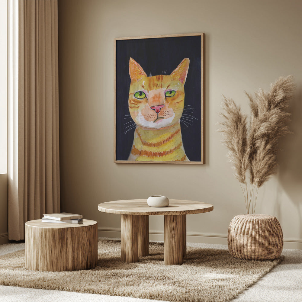 Gato pelirrojo Posters  - Impresiones de Arte