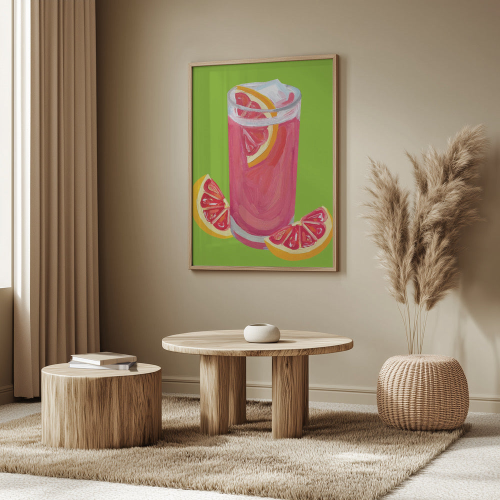 Grapefruit Paloma Pistachio | Poster