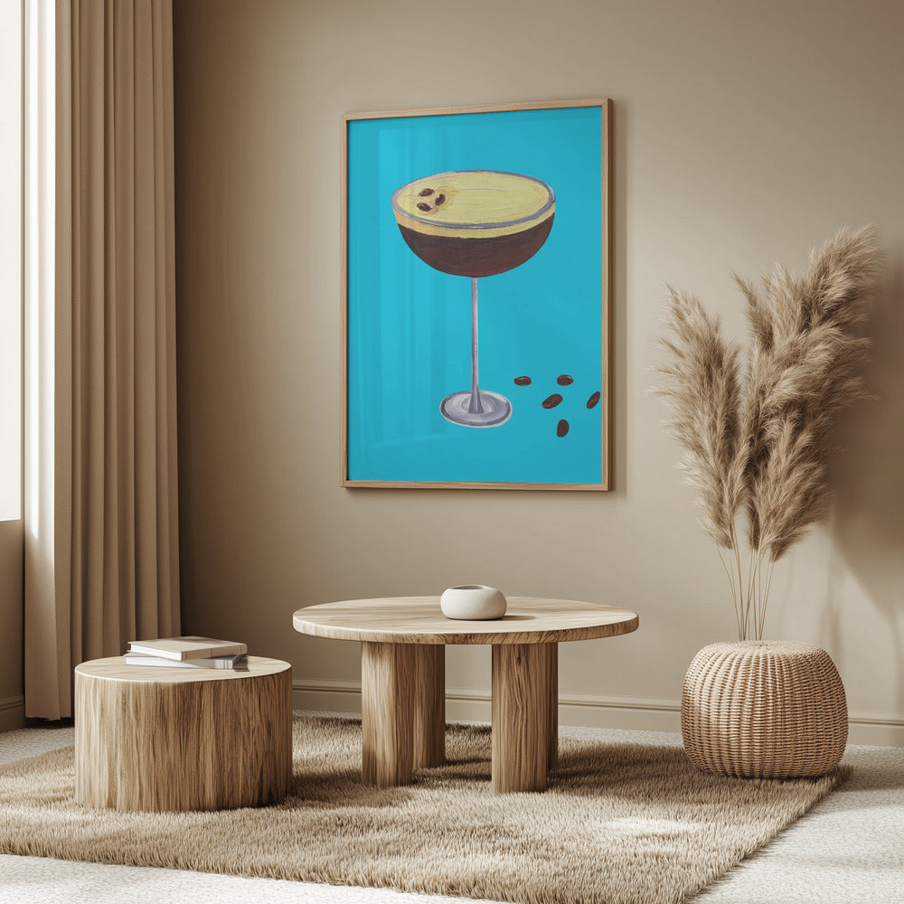 Espresso Martini Sky Blue | Poster