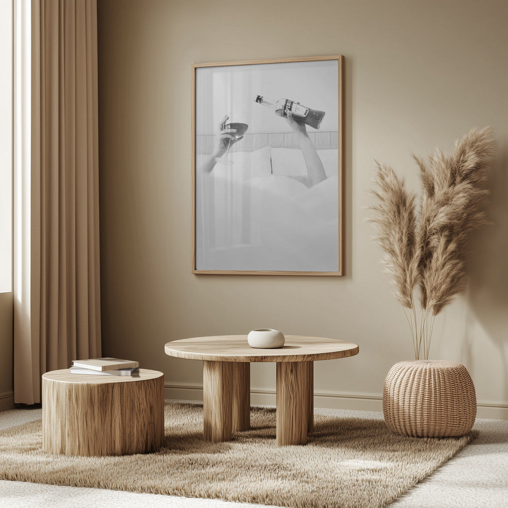 Aperol In Bed B&w | Poster