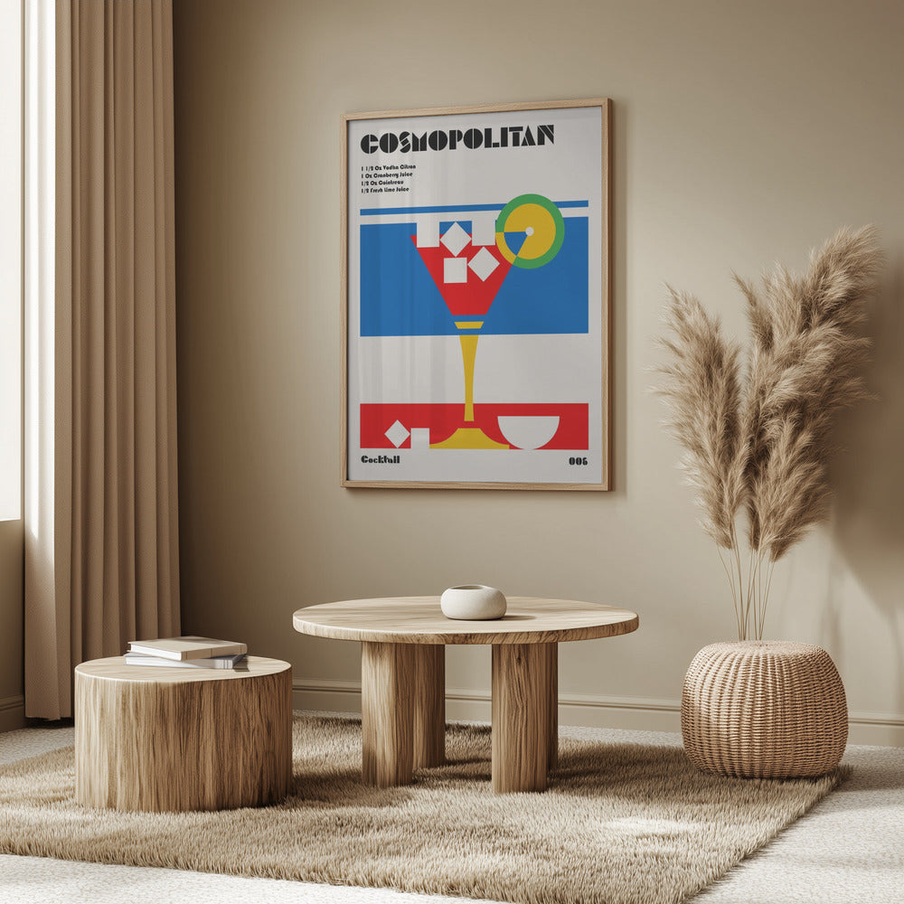 Cosmopolitan Bauhaus Cocktail | Poster