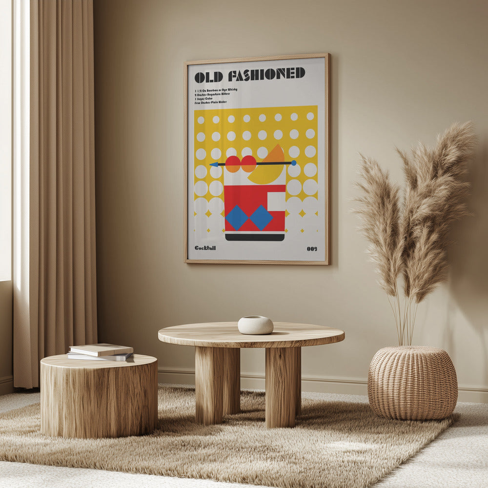 Gammaldags Bauhaus-cocktail | Poster