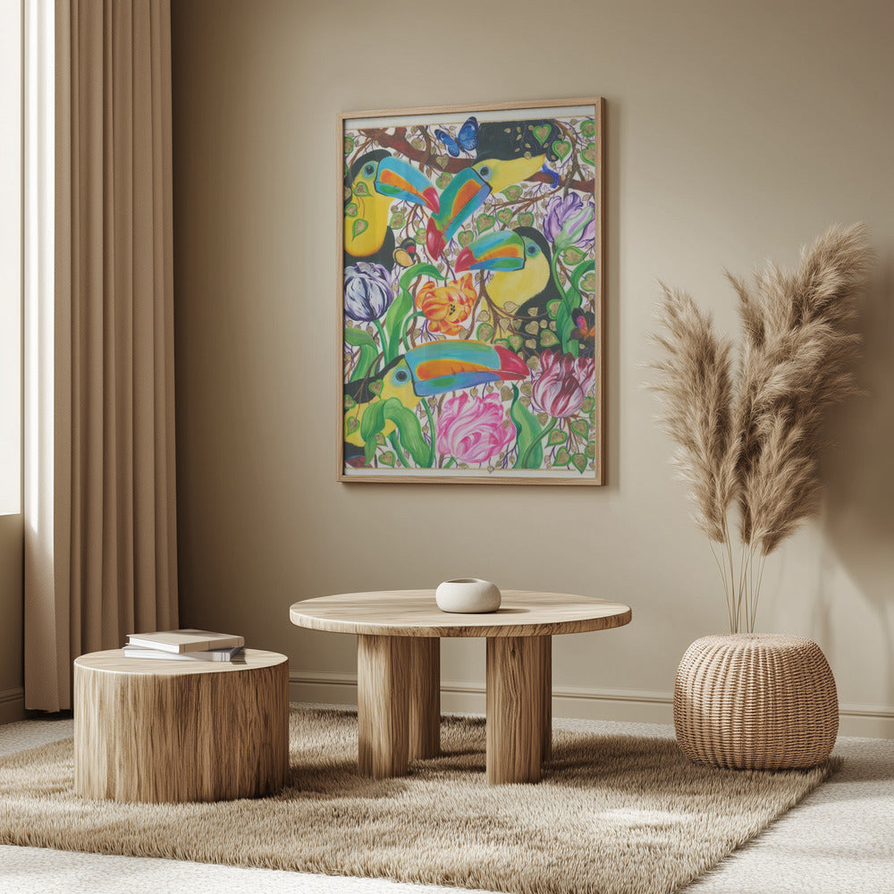 Colorful Toucans | Poster