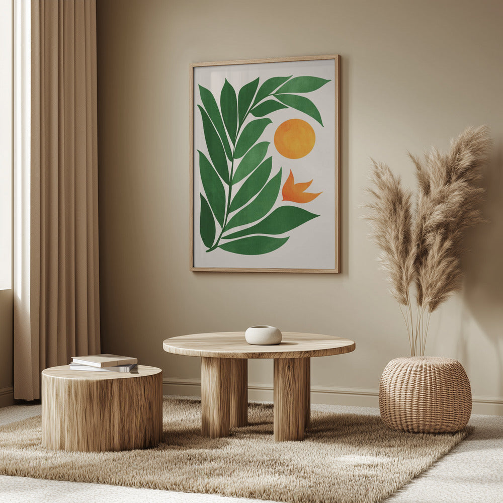 Tropical Forest Sunset | Poster