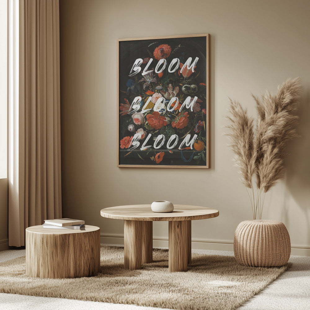 Vintage Blumen Poster