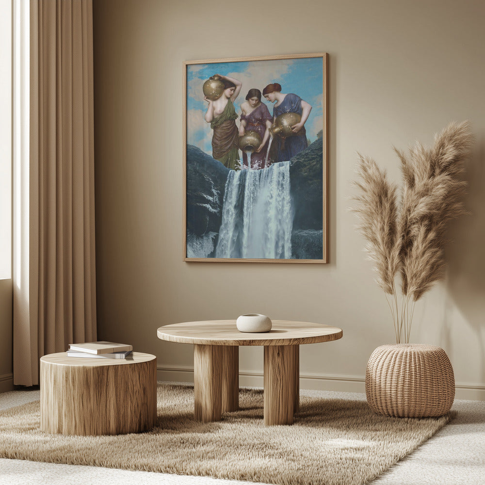 Magischer Wasserfall | Poster - Kunstdruck