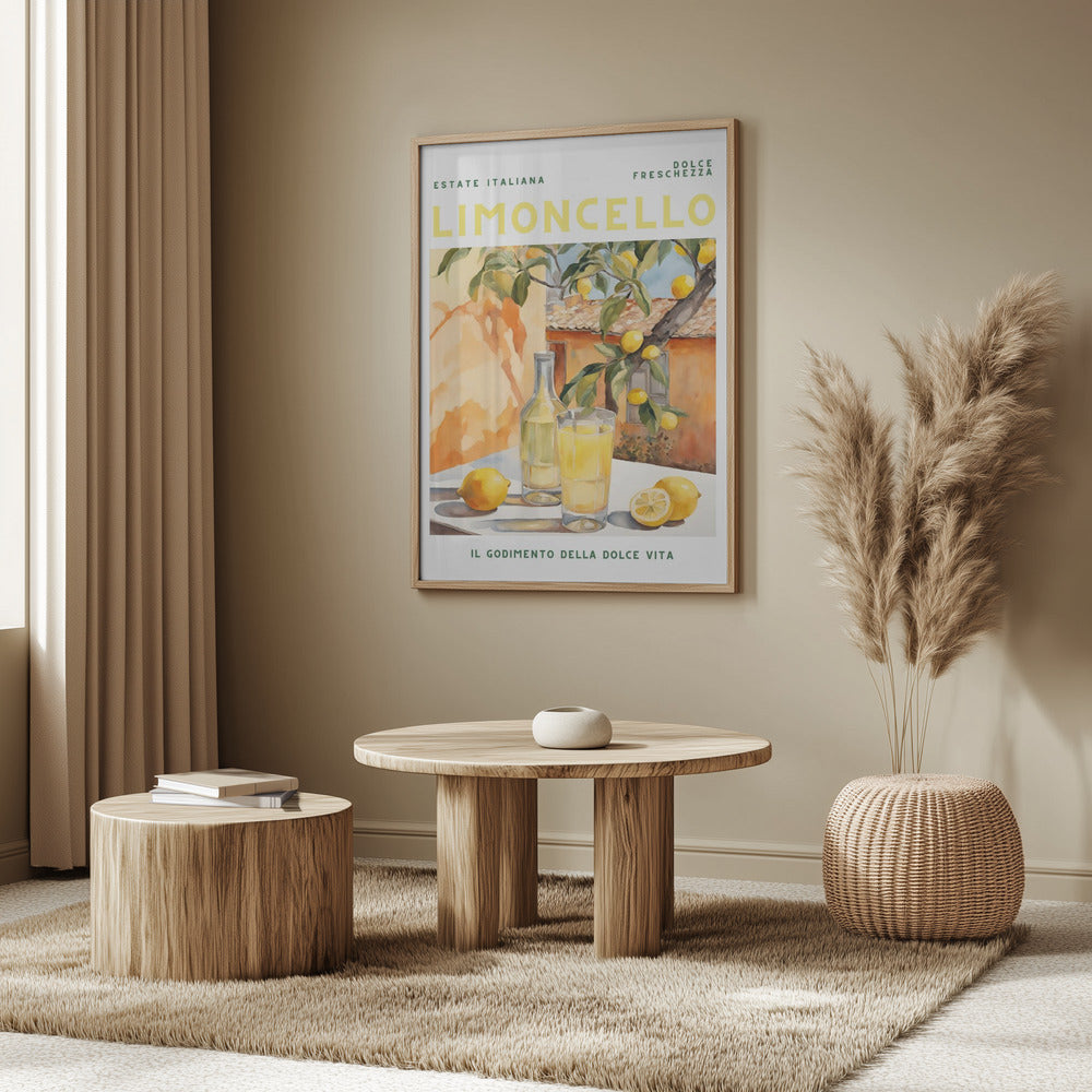 Limoncello, Aquarell, Fresh | Poster