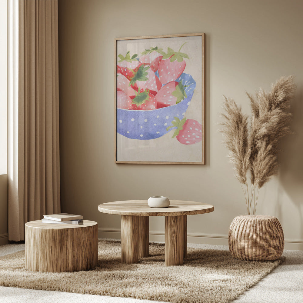 Erdbeeren in Schale | Poster