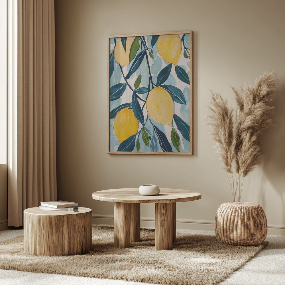 Zitronenbaum | Poster - Kunstdruck