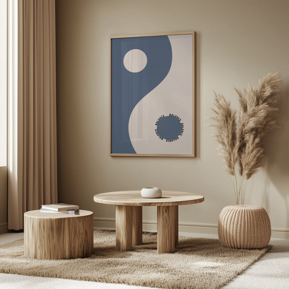 Balance Blue | Poster