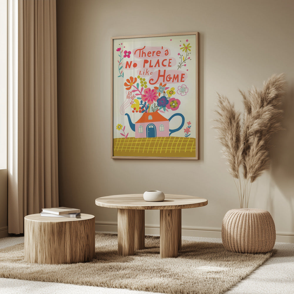 Wunderliches Teekannenhaus | Poster - Kunstdruck