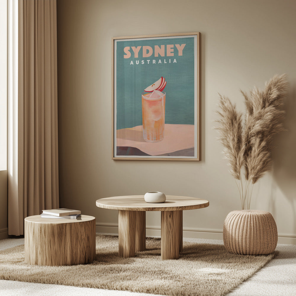 Sydney Australia Cocktail Bar Decor | Poster
