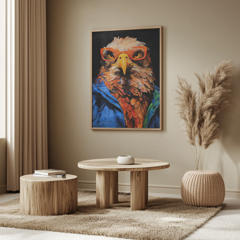 Adler Hipster Aquarell Tierkunst | Poster