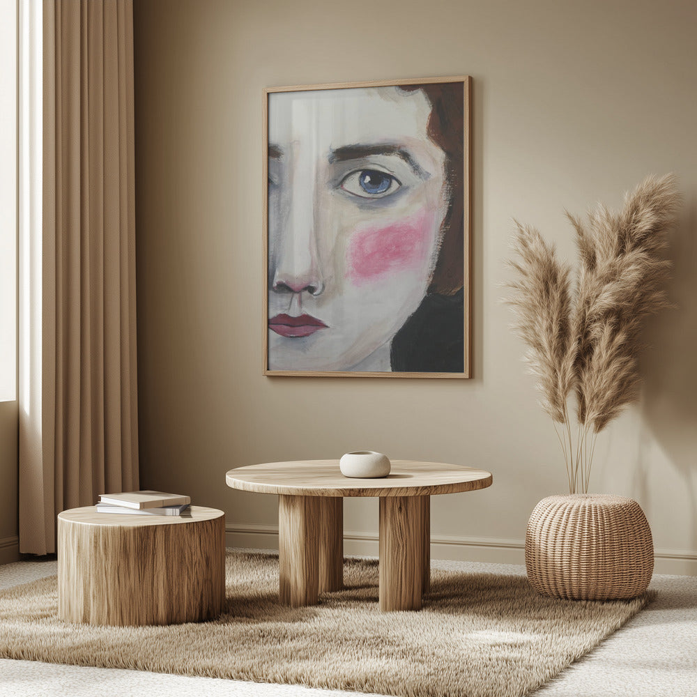 blaue Augen | Poster
