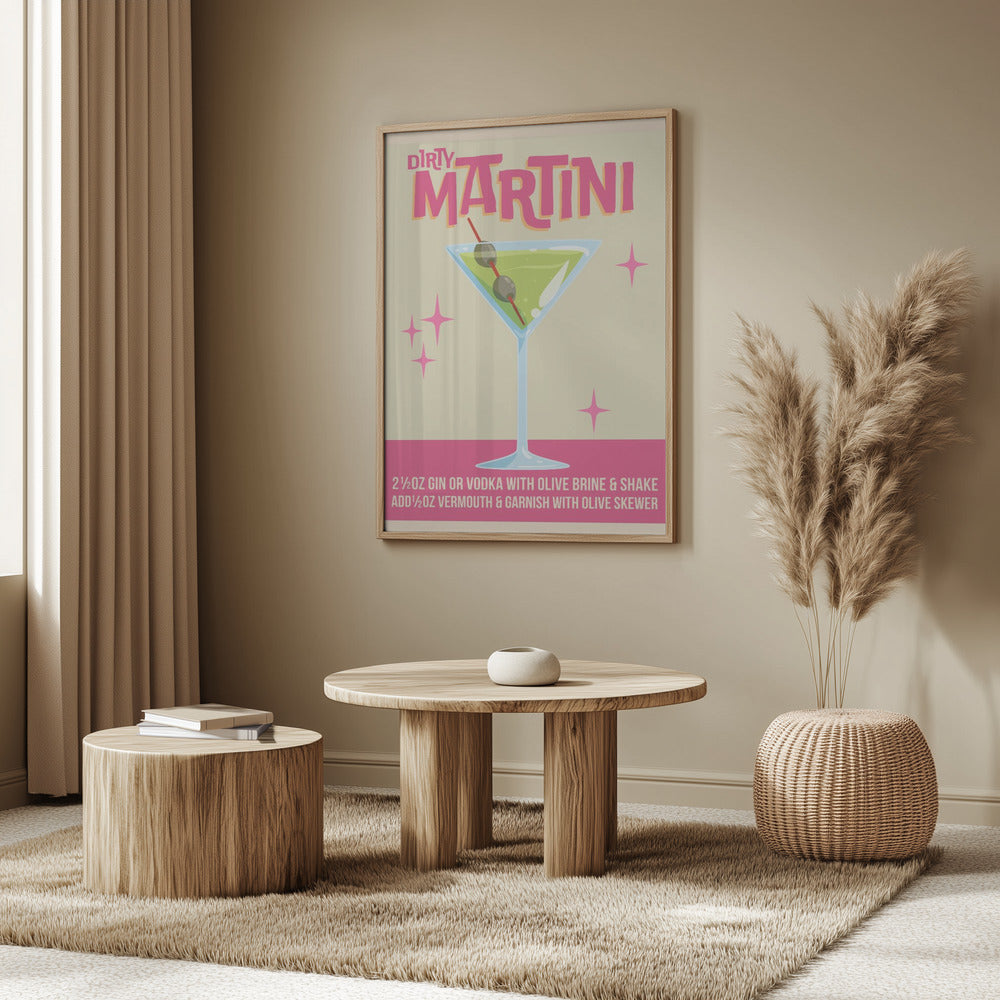 Dirty Martini Cocktail 01.png | Poster