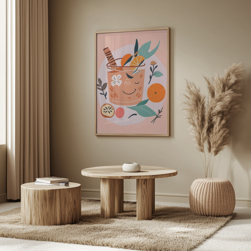 Cinnamon & Orange Cocktail | Poster