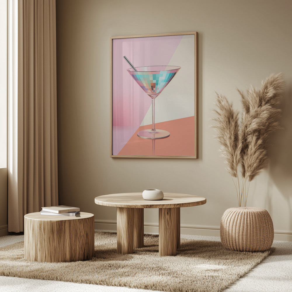Prickelnder Martini | Poster